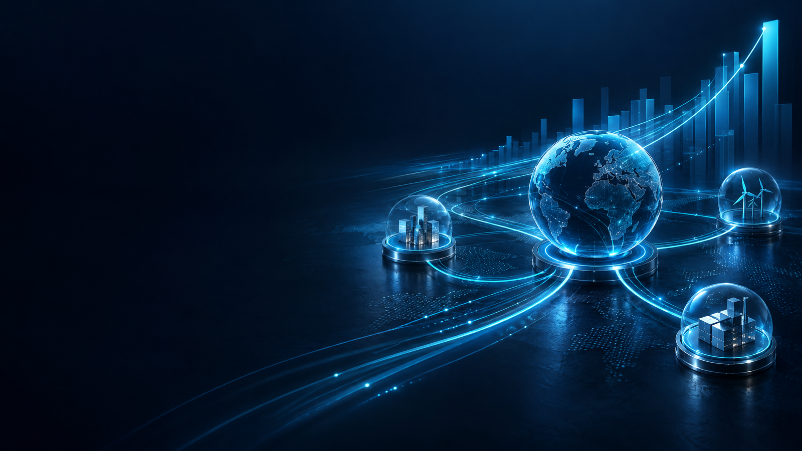 Abstract connected business systems and growth pathways